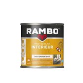 Rambo Pantserlak Interieur - Transparant Zijdeglans - Houtnerf Zichtbaar - Whitewash - 0.75L