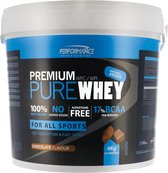 Performance - Pure Whey (Chocolate - 4000 gram) - Whey Protein - Eiwitpoeder - Eiwitshake - Sportvoeding - 133 shakes