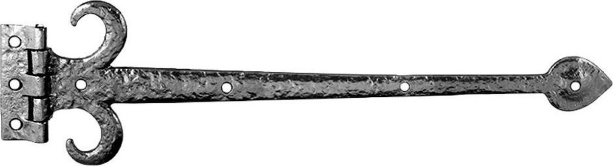 Heng - Smeedijzer zwart - Gietijzer - Kirkpatrick - met smeedijzer zwart, 533x150 mm
