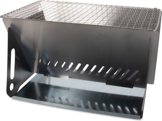 SENZA Tafel BBQ - RVS Barbecue - Zilver van SENZA — afbeelding 2