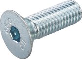 Hoenderdaal inbusbout gegalv.8.8 m  6 x 20 mm  din7991 pk - doos à 200 stuks