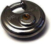 Dulimex discus hangslot gelijksluitend 70mm rvs DX-HSD 0701B KA