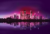 Fotobehang City New York Skyline | PANORAMIC - 250cm x 104cm | 130g/m2 Vlies