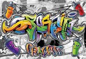 Fotobehang Graffiti Street Art | PANORAMIC - 250cm x 104cm | 130g/m2 Vlies