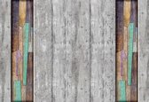 Fotobehang Modern Wood Planks Texture | XXXL - 416cm x 254cm | 130g/m2 Vlies