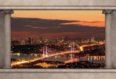 Fotobehang City Skyline View Istanbul  | XL - 208cm x 146cm | 130g/m2 Vlies