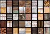 Papier peint Texture de planches de bois | XXL - 312 cm x 219 cm | Polaire 130g / m2