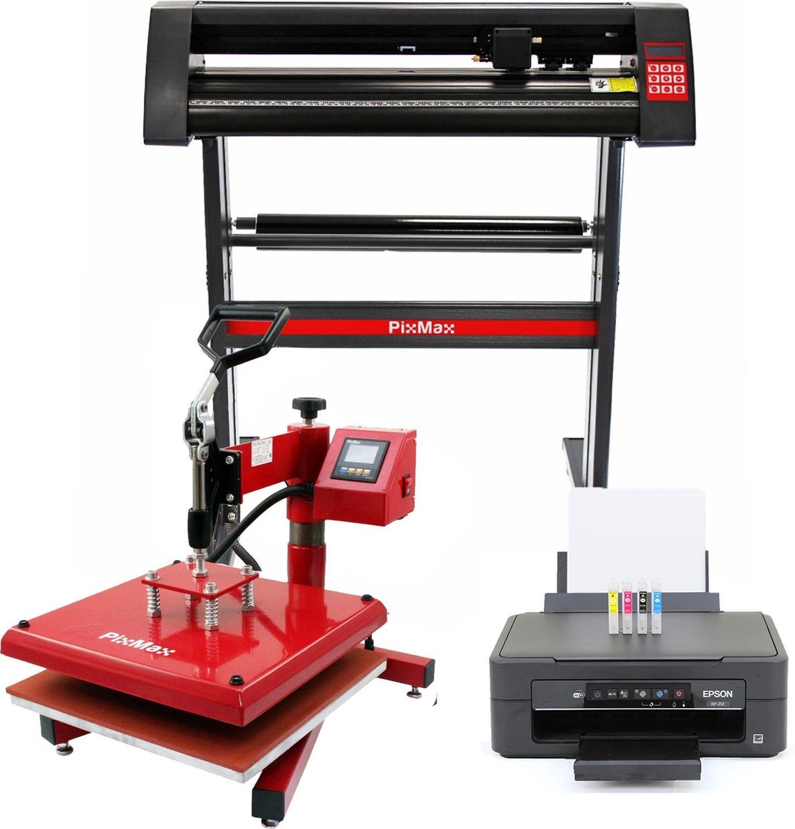 PixMax 38cm Swing Hitte Pers,Vinyl Plotter, Printer, Voordeelbundel
