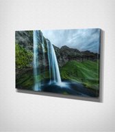 Iceland Waterfalls Canvas - 60 x 40 cm