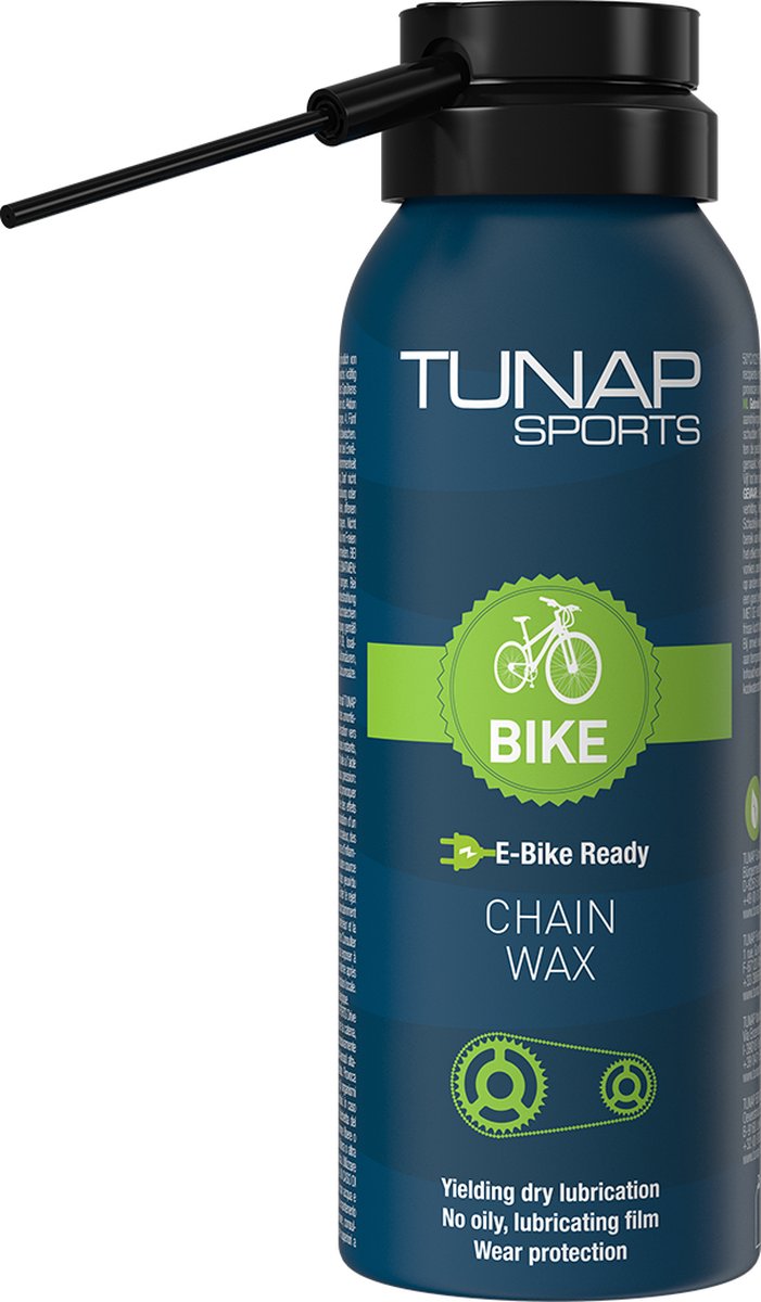 TUNAP Chain Wax 125ml (spray) - Ketting wax - schoonmaak - fietsonderhoud