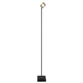 Freelight Block vloerlamp | leeslamp | ingebouwd LED | draai-en kantelbare kap | 130 cm | zwart