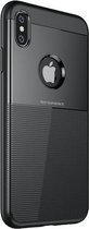 Carbon black case geschikt voor Apple iPhone Xs Max