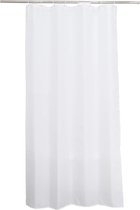 Bastix - Textiel douchegordijn - wasbaar badgordijn - waterdicht schimmelbestendig - - wit - 120 x H.200 Shower Curtain