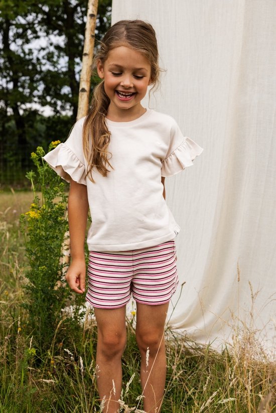 LOOXS Little 2412-7636-798 Meisjes Broek - Roze van 95% cotton 5% EA