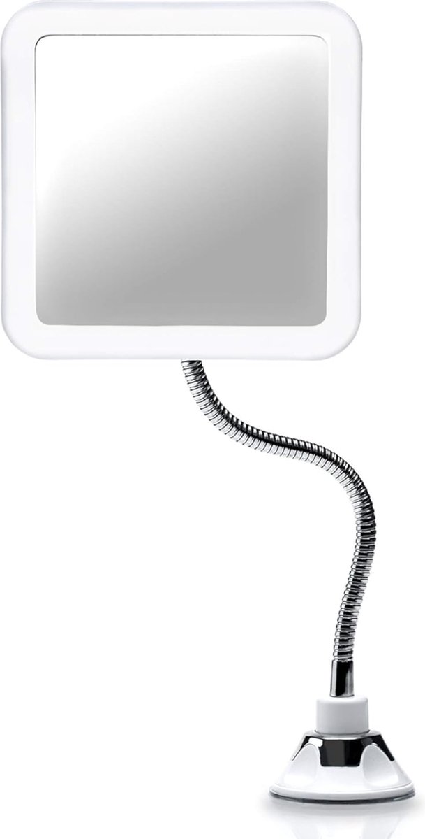Stellar Vergrotende Spiegel - 10X met LED licht en Arm - Verlichte Reis Make-up Spiegel – Vergrendelbare Zuignap - Natuurlijk Daglicht LED - Spiegel - Make up spiegel 10x vergroting