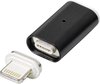 Renkforce Mobiele telefoon, Laptop Adapter [1x USB-C bus - 1x Apple dock-stekker Lightning] RF-4746078 Magnetische stek