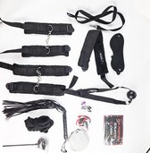 BNDGx® - Sex Toys - voor koppels - Set - SM Pakket - Bondage - Vastbinden - Kit - Startset - handboeien - Rood BDSM