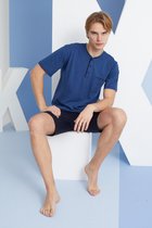 T-Shirt & Shorts Set René /Indigo kleur / maat XL