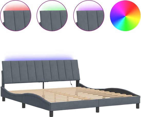 vidaXL Bedframe zonder matras 140x210 cm fluweel roze, slaapmeubel, ledikant, slaapmeubels, bedbodem, tweepersoonsbed, slaapmeubelen, slaapmeubilair