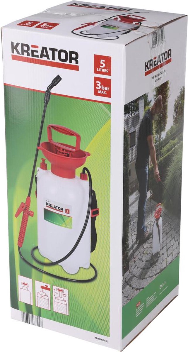 Kreator KRTGR6805 Druksproeier - 5l van Kreator — afbeelding 4