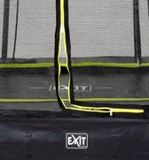 Bol.com EXIT Silhouette inground trampoline rechthoek 153x214cm met veiligheidsnet- zwart aanbieding