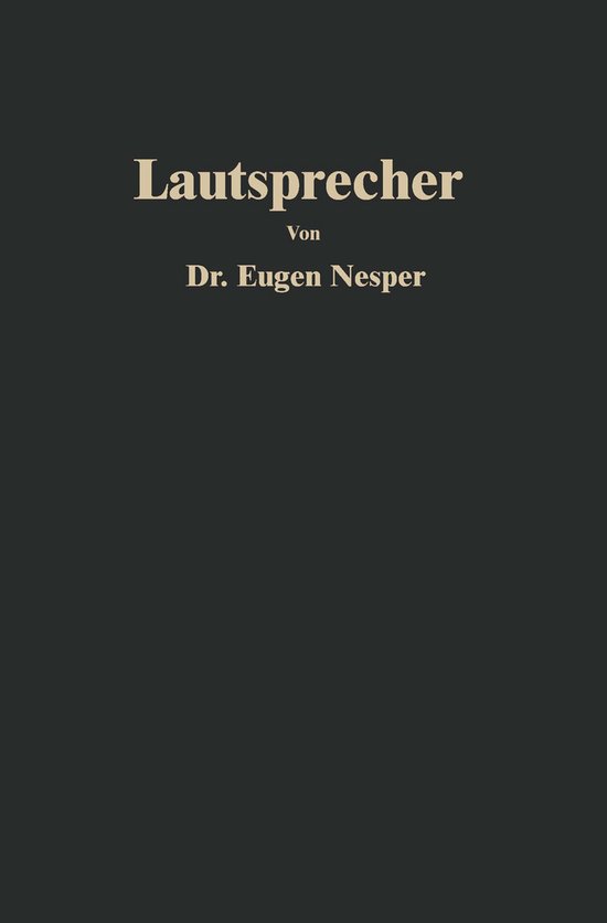 Lautsprecher - cover