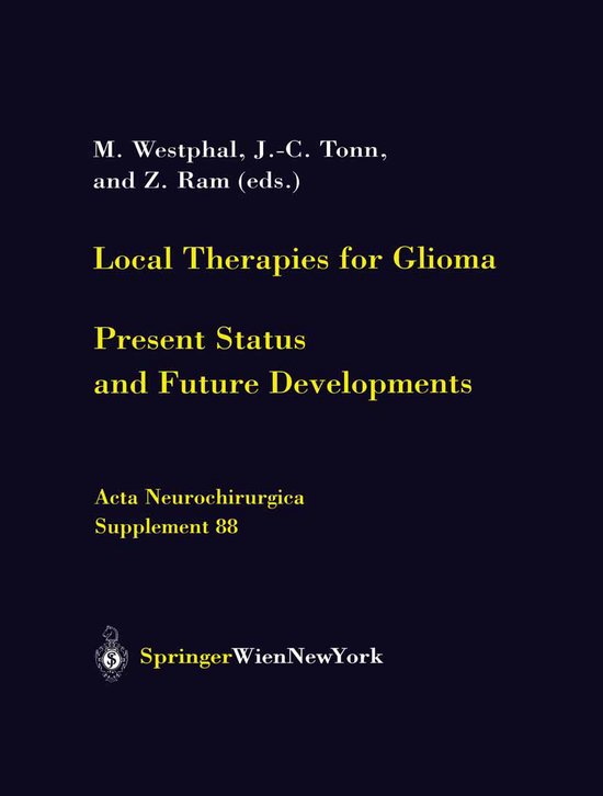 Local Therapies for Glioma - cover