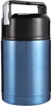 Somstyle Luxe Thermos Lunchbox - RVS - Thermosbeker - Voedseldrager - Blauw