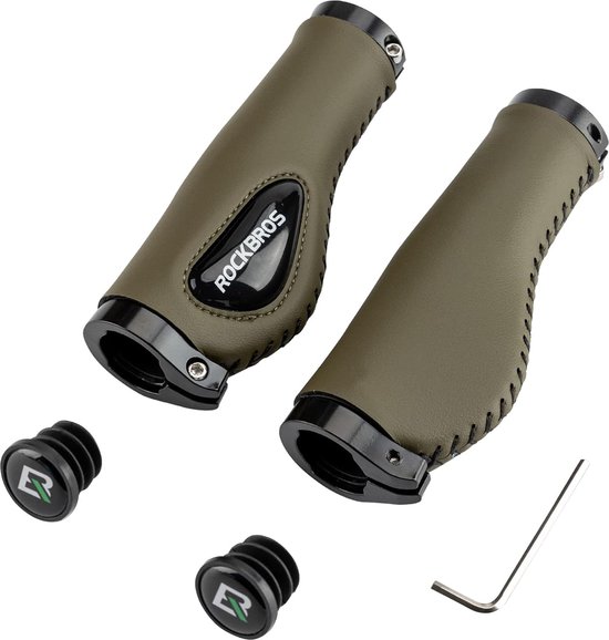 Poignées Vélo RF. ROFER – Mousse Et Silicone, Antidérapantes, Ergonomiques, Pour VTT Et Trottinette, Faciles à Installer