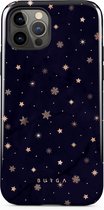 BURGA Telefoonhoesje voor iPhone 12 PRO MAX - Schokbestendige Hardcase Hoesje - Midnight Kiss