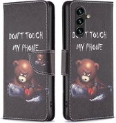 Cool beertje - book case hoesje - Telefoonhoesje geschikt voor Samsung Galaxy A55
