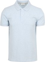 Profuomo - Piqué Poloshirt Lichtblauw - Modern-fit - Heren Poloshirt Maat XXL