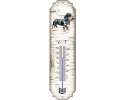 Thermometer: Gevlekte Teckel | Hondenras | Temperatuur binnen en buiten | -25 tot +45C