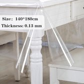 tafelkleed transparent - hoogwaardig tafelkleed gemakkelijk schoon te maken en afwasbaar 140 x 180 cm