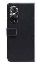 Mobilize Classic Gelly Wallet Telefoonhoesje geschikt voor HONOR 50 Pro Hoesje Bookcase Portemonnee - Zwart