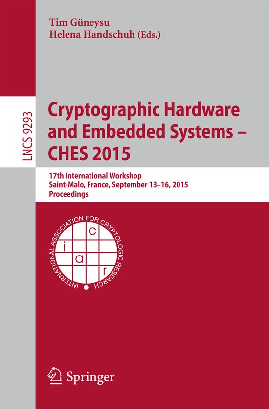 Cryptographic Hardware and Embedded Systems CHES 2015 - cover