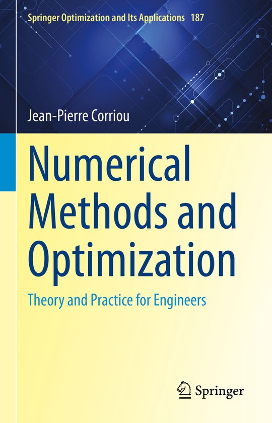 Springer Optimization and Its Applications187- Numerical Met ... - cover