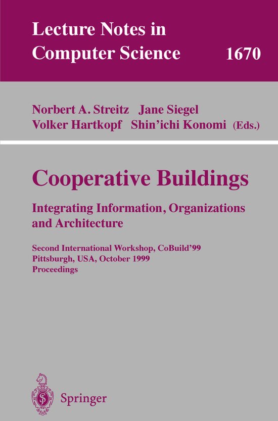Cooperative Buildings. Integrating Information, Organization ... - cover