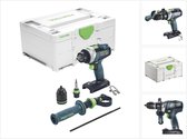 Festool TPC 18/4 I-Basic QUADRIVE Accu Klop-/Schroefboormachine 18V Basic Body in Systainer - 575604