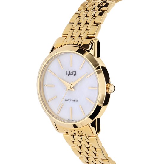 Q & Q Ladies Q&Q montre femme couleur or nacre - Montre - Acier - Couleur or - 31,80 mm