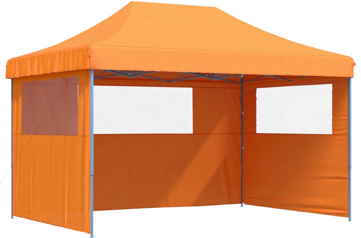 vidaXL-Partytent-inklapbaar-pop-up-met-3-zijwanden-oranje