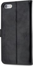 Xccess Classic Gelly Wallet Telefoonhoesje geschikt voor Apple iPhone 6 Plus Hoesje Bookcase Portemonnee - Zwart
