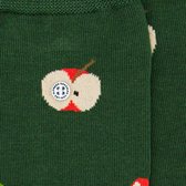 Alfredo Gonzales Chaussettes Pommes Chaussettes Vert Taille: L (46-48)