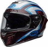 Bell Race Star Dlx Flex Red Silver Full Face Helmet M - Maat M - Helm