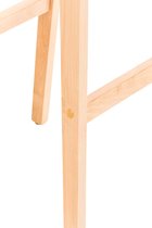 CLP Hover Barkruk - Hout frame - Stof creme