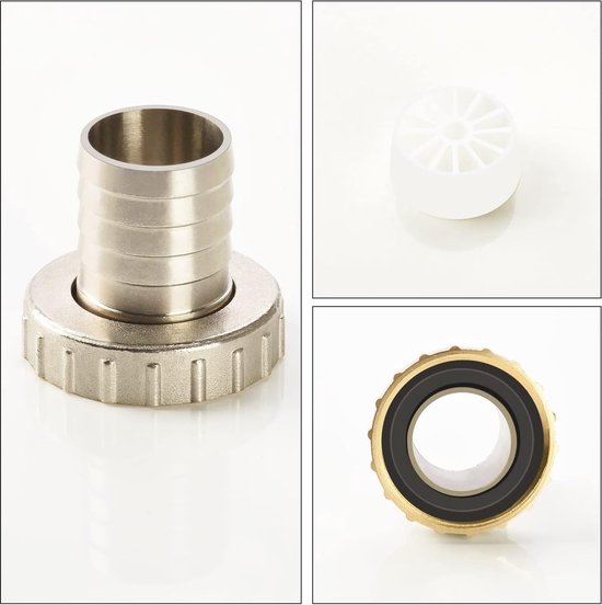 Robinet de vidange comme accessoire de réservoir Ibc , robinet de conteneur Ibc 1 pouce/robinet à bille pour jardin, machine à laver, baril de pluie 1000 l