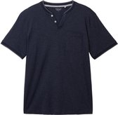 Tom Tailor T-shirt Gestreepte Serafino 1041785xx10 22093 Mannen Maat - XXL