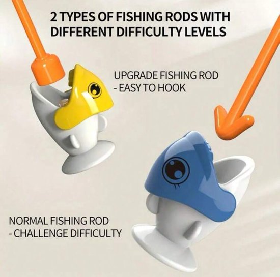 Johntoy Fishing Hero Hengelspel - Visvang spel met 4 hengels en 21 vissen