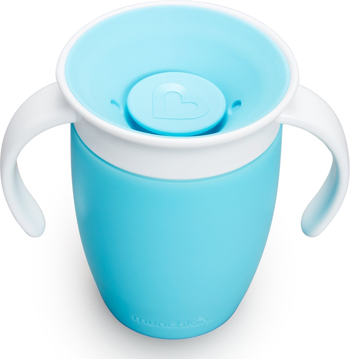 Goedkoopste Munchkin Miracle Anti-Lek 360° Drinkbeker - Trainer Cup - Oefenbeker voor Baby en Kind - 207ml - Blauw