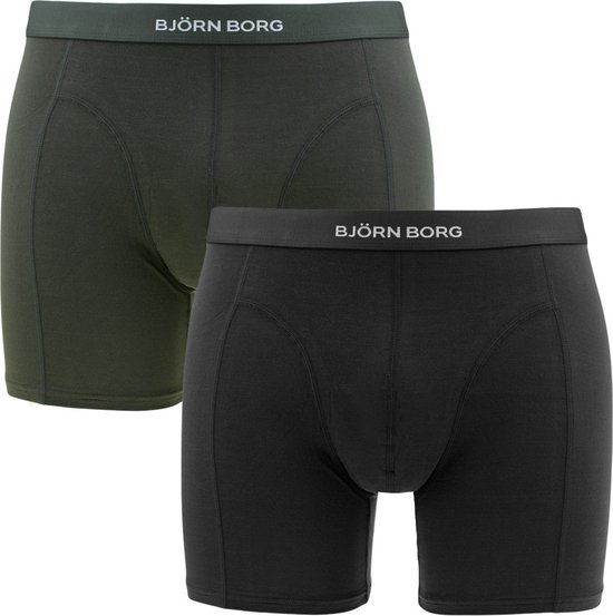 Boxers Björn Borg Lyocell - boxers homme longueur normale (pack de 2) - multicolore - Taille : XL